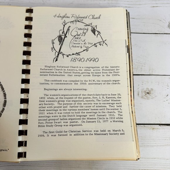 Hingham Sheboygan Wisconsin 100th Anniversary Cookbook Hingham Reformed Church - Picture 9 of 15